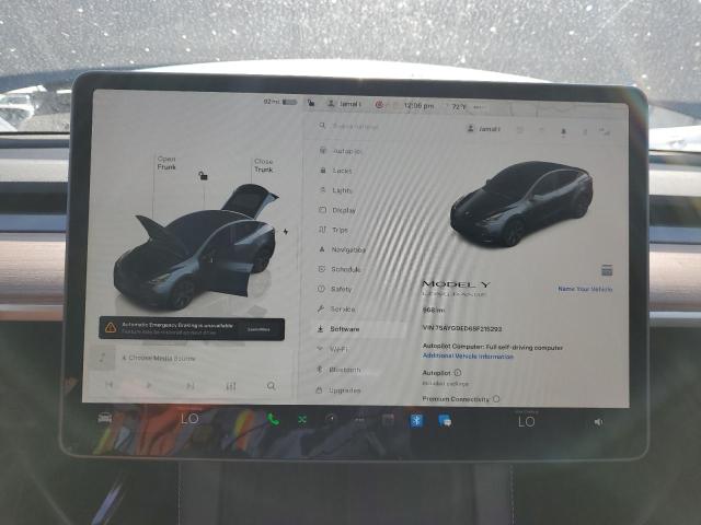 Photo 9 from auction – 2025 TESLA MODEL Y with VIN 7SAYGDED6SF215293