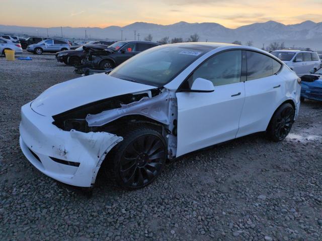 TESLA MODEL Y 2022 with VIN 7SAYGDEF3NF460378 - Photo from auction