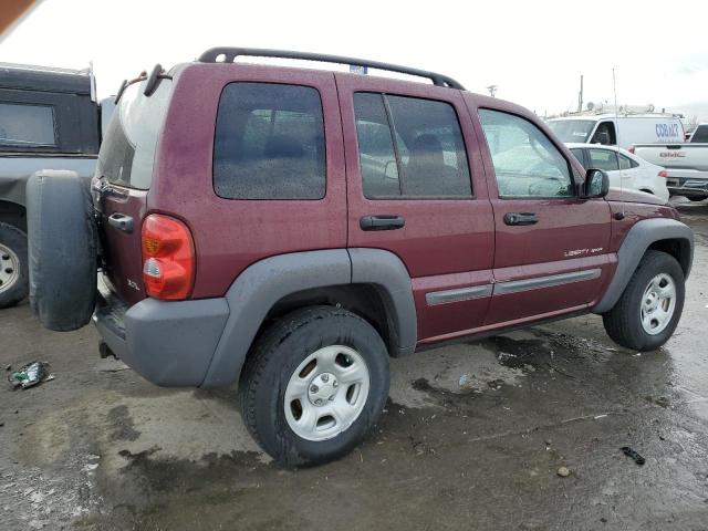 Photo 3 from auction – 2002 JEEP LIBERTY SP with VIN 1J4GL48K12W296207