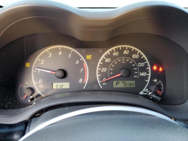 Photo 9 from auction – 2009 TOYOTA COROLLA BA with VIN JTDBL40E199035321