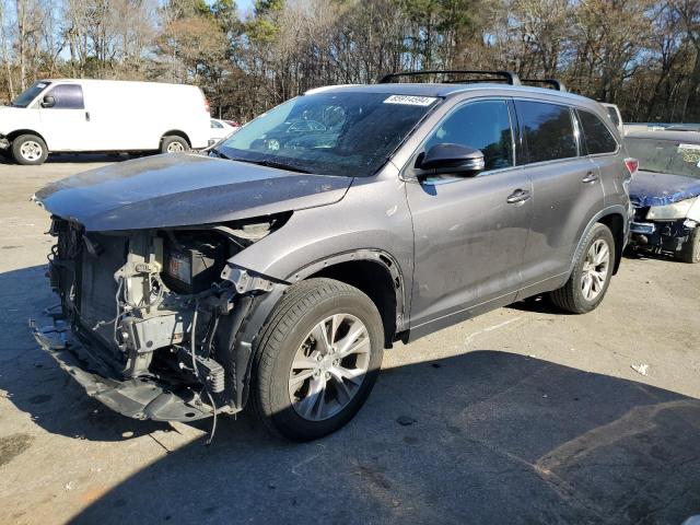 TOYOTA HIGHLANDER 2014 с VIN 5TDJKRFH0ES035559 - Снимка от търг