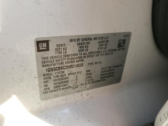 Photo 14 from auction – 2017 CHEVROLET TAHOE C150 with VIN 1GNSCBKC2HR214568