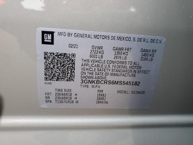 Zdjęcie 14 z aukcji – 2021 CHEVROLET BLAZER 2LT z VIN 3GNKBCRS6MS545182