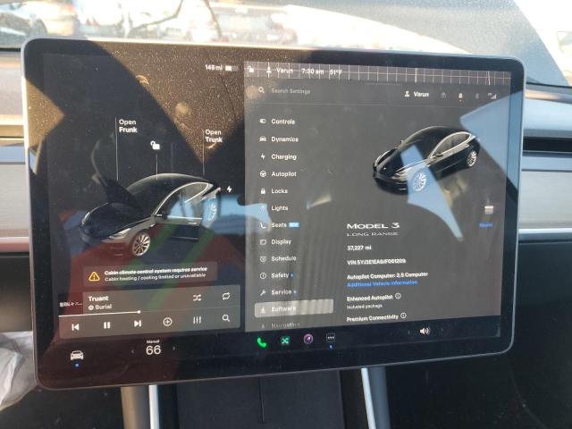 Photo 9 from auction – 2018 TESLA MODEL 3 with VIN 5YJ3E1EA9JF061209