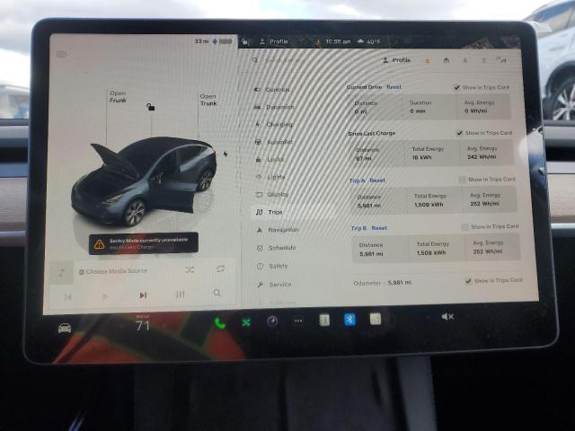 Photo 9 from auction – 2024 TESLA MODEL Y with VIN 7SAYGDEE3RA247943