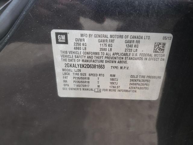 Photo 14 from auction – 2013 GMC TERRAIN DE with VIN 2GKALYEK2D6381663