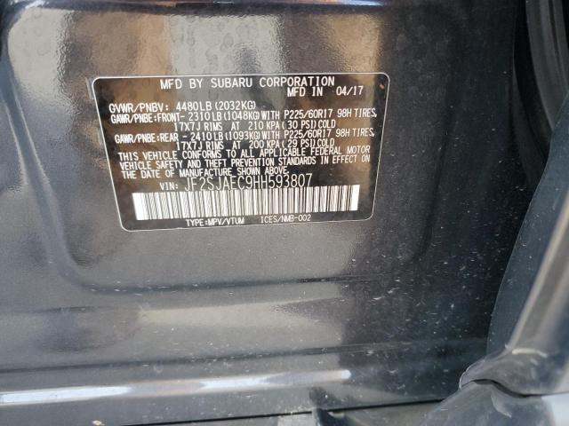 Photo 14 from auction – 2017 SUBARU FORESTER 2 with VIN JF2SJAEC9HH593807