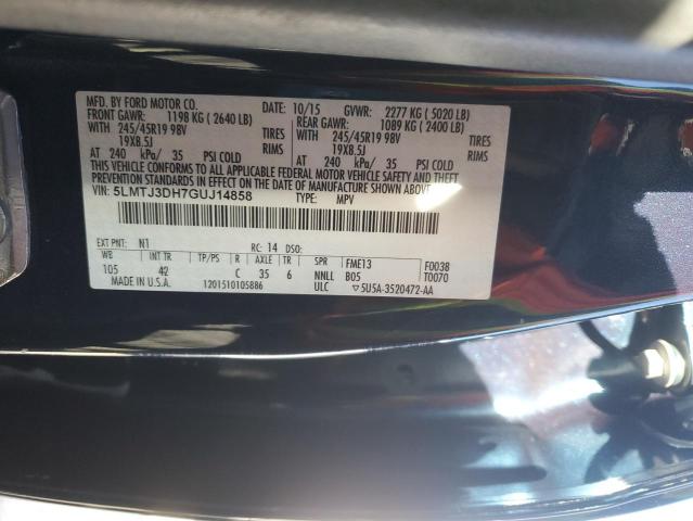 Photo 14 from auction – 2016 LINCOLN MKC RESERV with VIN 5LMTJ3DH7GUJ14858