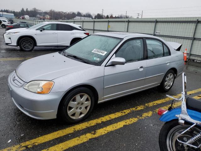 HONDA CIVIC EX 2001 with VIN 2HGES25731H504915 - Photo from auction