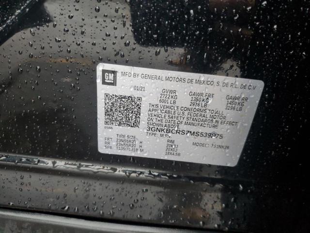 Photo 14 from auction – 2021 CHEVROLET BLAZER 2LT with VIN 3GNKBCRS7MS539875