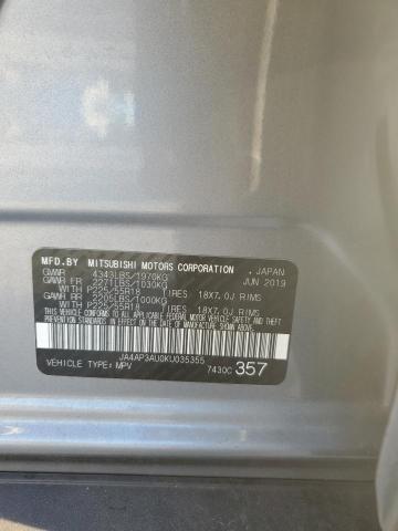 Photo 14 from auction – 2019 MITSUBISHI OUTLANDER with VIN JA4AP3AU0KU035355