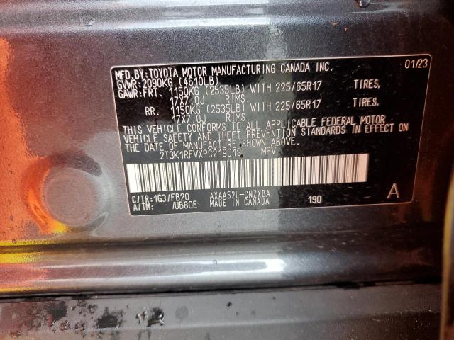 Photo 14 from auction – 2023 TOYOTA RAV4 LE with VIN 2T3K1RFVXPC219018