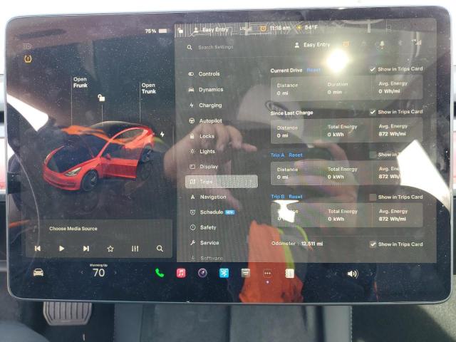 Photo 9 from auction – 2023 TESLA MODEL 3 with VIN 5YJ3E1EA9PF570855