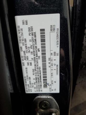 Photo 14 from auction – 2022 FORD ESCAPE SEL with VIN 1FMCU9H94NUA22751