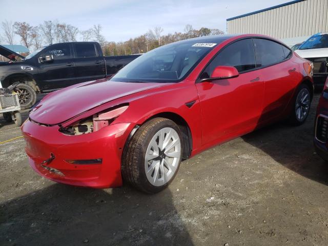 TESLA MODEL 3 2022 with VIN 5YJ3E1EB0NF348890 - Photo from auction