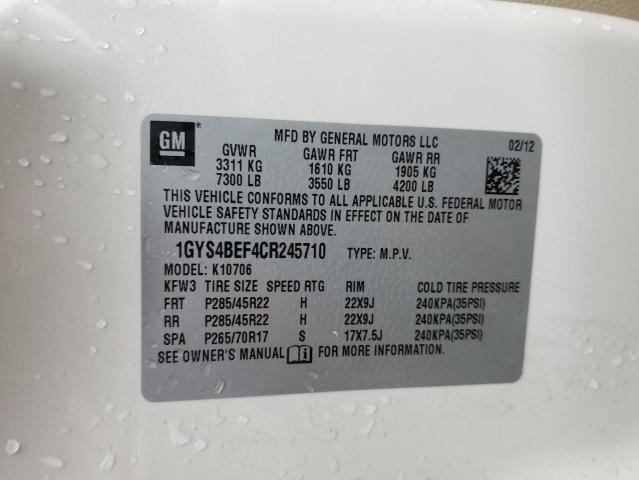 Photo 14 from auction – 2012 CADILLAC ESCALADE L with VIN 1GYS4BEF4CR245710