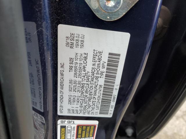 Photo 14 from auction – 2019 ACURA RDX TECHNO with VIN 5J8TC2H53KL014798