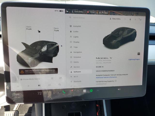 Фото 9 с аукциона – 2020 TESLA MODEL Y с VIN 5YJYGDEE5LF025833