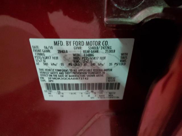 Photo 14 from auction – 2010 FORD EDGE SE with VIN 2FMDK3GC6ABB73742