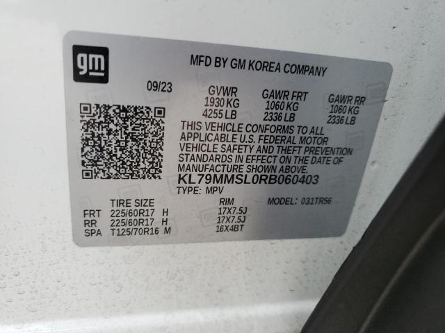 Photo 14 from auction – 2024 CHEVROLET TRAILBLAZE with VIN KL79MMSL0RB060403