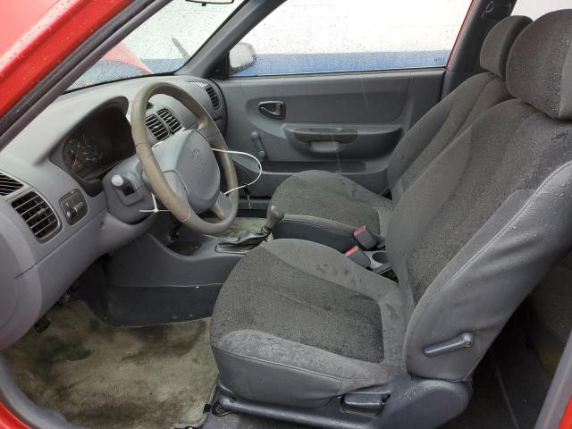 Photo 7 from auction – 2000 HYUNDAI ACCENT L with VIN KMHCF35G2YU013092