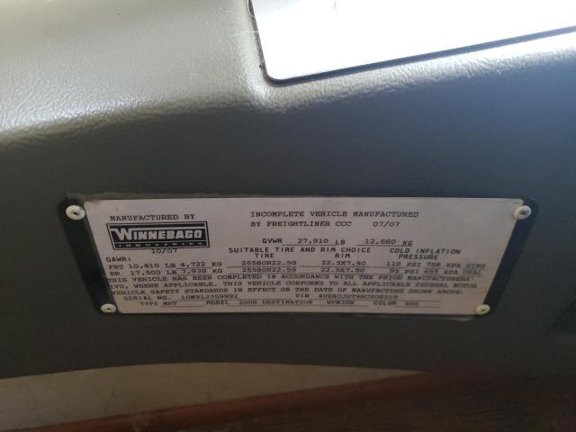 Photo 10 from auction – 2008 FREIGHTLINER CHASSIS X with VIN 4UZACJDT48CZ08219