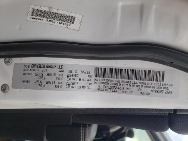 Photo 14 from auction – 2015 JEEP CHEROKEE L with VIN 1C4PJLCB6FW547516