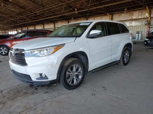 TOYOTA HIGHLANDER 2015 with VIN 5TDZKRFH0FS071966 - Photo from auction