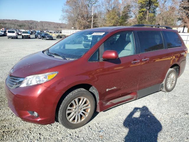 TOYOTA SIENNA XLE 2015 with VIN 5TDYK3DC2FS665099 - Photo from auction