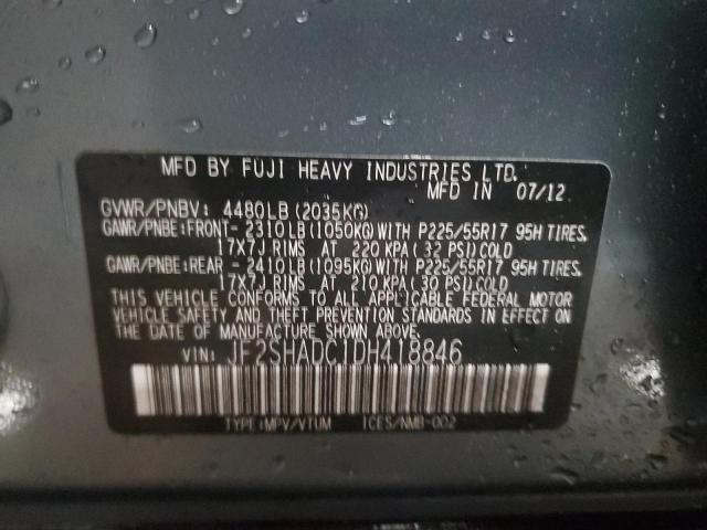 Photo 14 from auction – 2013 SUBARU FORESTER 2 with VIN JF2SHADC1DH418846