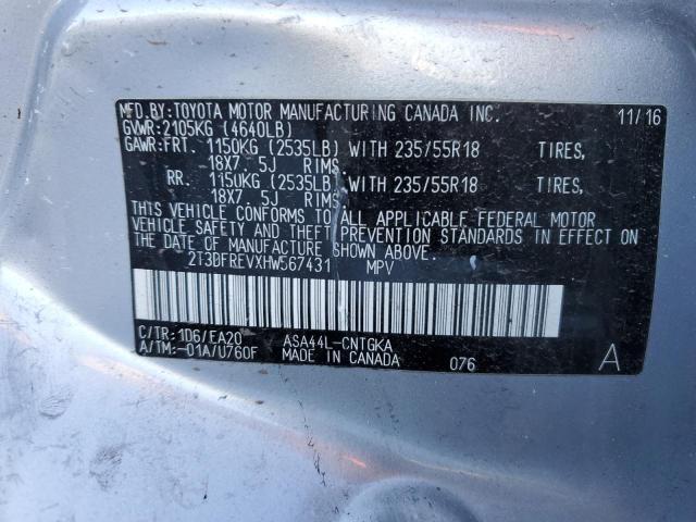 Photo 14 from auction – 2017 TOYOTA RAV4 LIMIT with VIN 2T3DFREVXHW567431