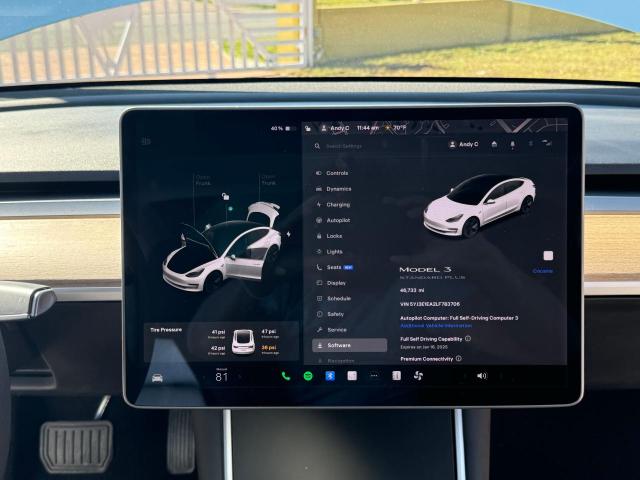 Photo 8 from auction – 2020 TESLA MODEL 3 with VIN 5YJ3E1EA2LF783706