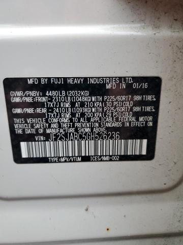 Photo 14 from auction – 2016 SUBARU FORESTER 2 with VIN JF2SJABC5GH526236