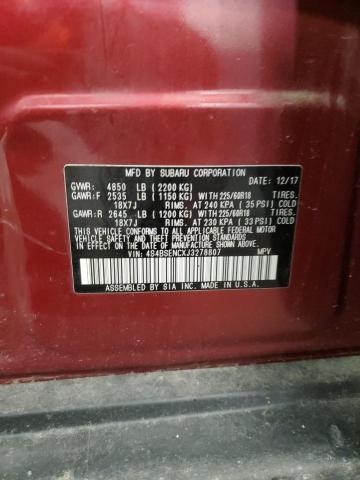 Photo 14 from auction – 2018 SUBARU OUTBACK 3. with VIN 4S4BSENCXJ3278807