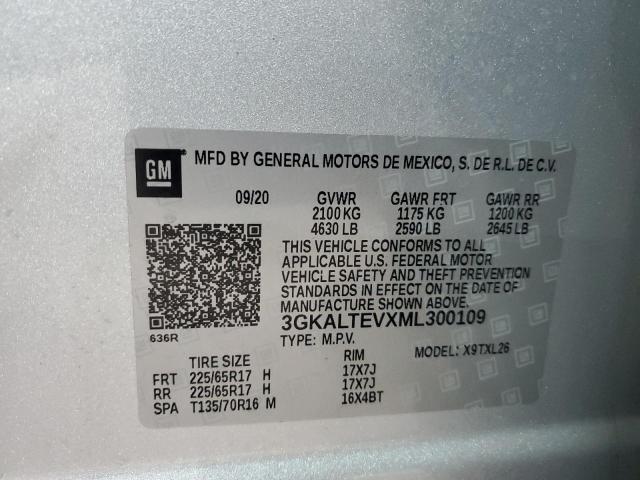 Photo 14 from auction – 2021 GMC TERRAIN SL with VIN 3GKALTEVXML300109