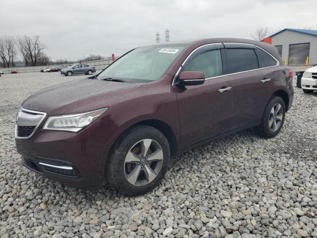 ACURA MDX 2016 with VIN 5FRYD4H29GB016583 - Photo from auction