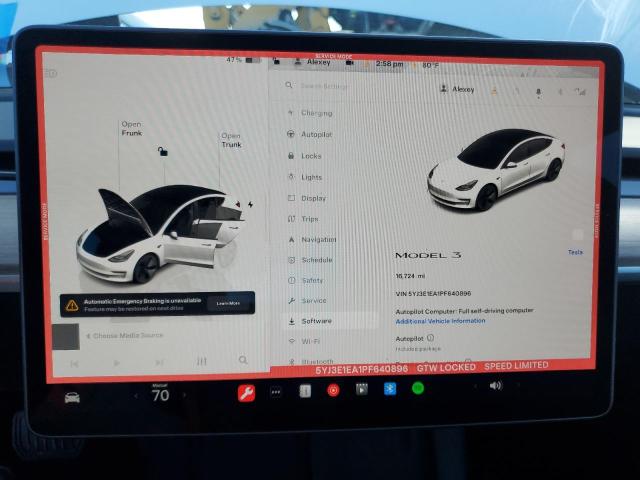 Photo 9 from auction – 2023 TESLA MODEL 3 with VIN 5YJ3E1EA1PF640896
