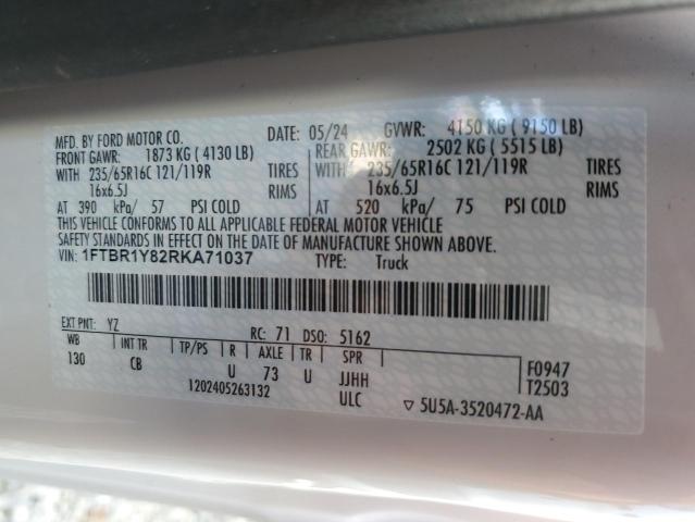 Photo 14 from auction – 2024 FORD TRANSIT T- with VIN 1FTBR1Y82RKA71037