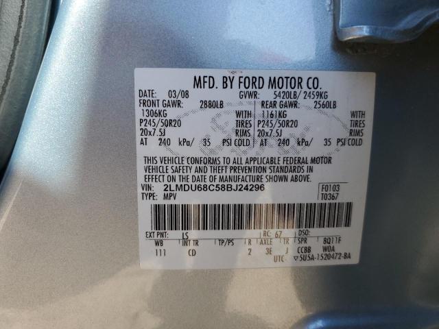 Photo 14 from auction – 2008 LINCOLN MKX with VIN 2LMDU68C58BJ24296