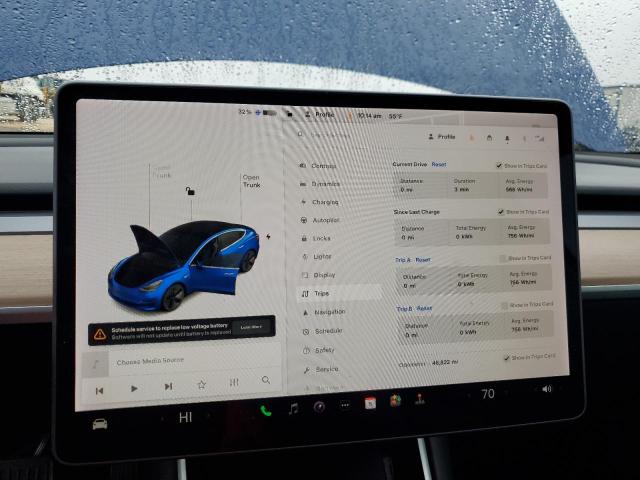Photo 9 from auction – 2018 TESLA MODEL 3 with VIN 5YJ3E1EA6JF043282