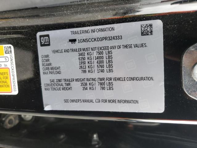 Photo 14 from auction – 2023 CHEVROLET SUBURBAN C with VIN 1GNSCCKD3PR324333