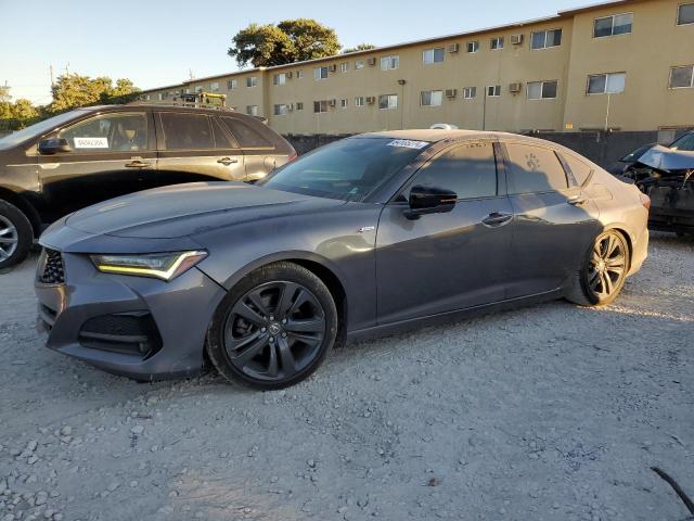ACURA TLX TECH A 2021 with VIN 19UUB6F50MA005461 - Photo from auction