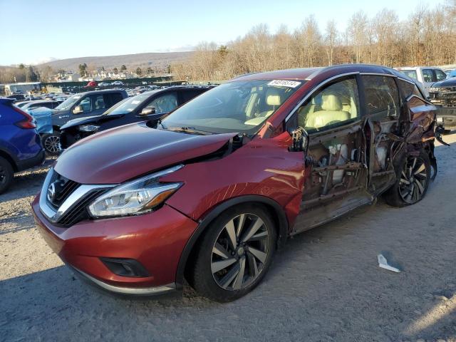 NISSAN MURANO S 2016 with VIN 5N1AZ2MH3GN103153 - Photo from auction