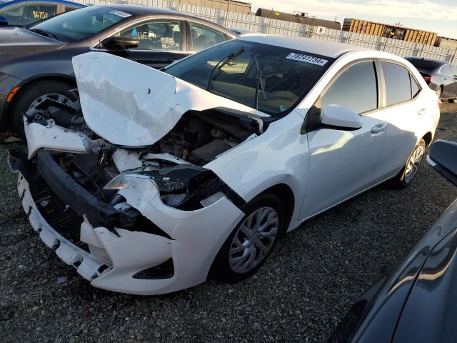 TOYOTA COROLLA L 2018 with VIN 2T1BURHE2JC065778 - Photo from auction