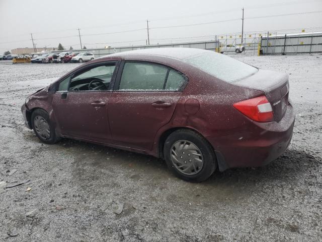 Photo 2 from auction – 2012 HONDA CIVIC LX with VIN JHMFB2F50CS002969