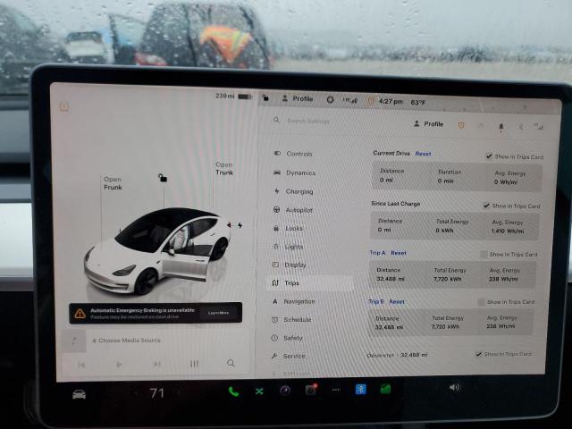 Photo 9 from auction – 2022 TESLA MODEL 3 with VIN 5YJ3E1EB7NF178849