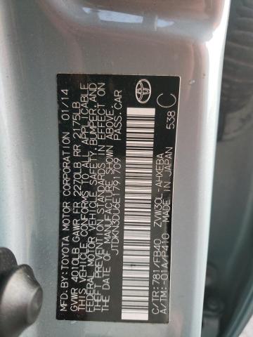 Photo 14 from auction – 2014 TOYOTA PRIUS with VIN JTDKN3DU6E1791709