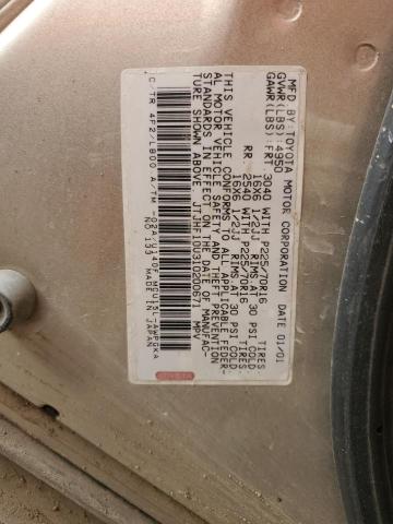 Photo 14 from auction – 2001 LEXUS RX 300 with VIN JTJHF10U310200671