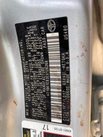 Photo 10 from auction – 2014 TOYOTA AVALON BAS with VIN 4T1BK1EB3EU126268