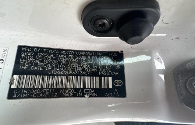 Photo 10 from auction – 2006 TOYOTA PRIUS with VIN JTDKB22U563134671